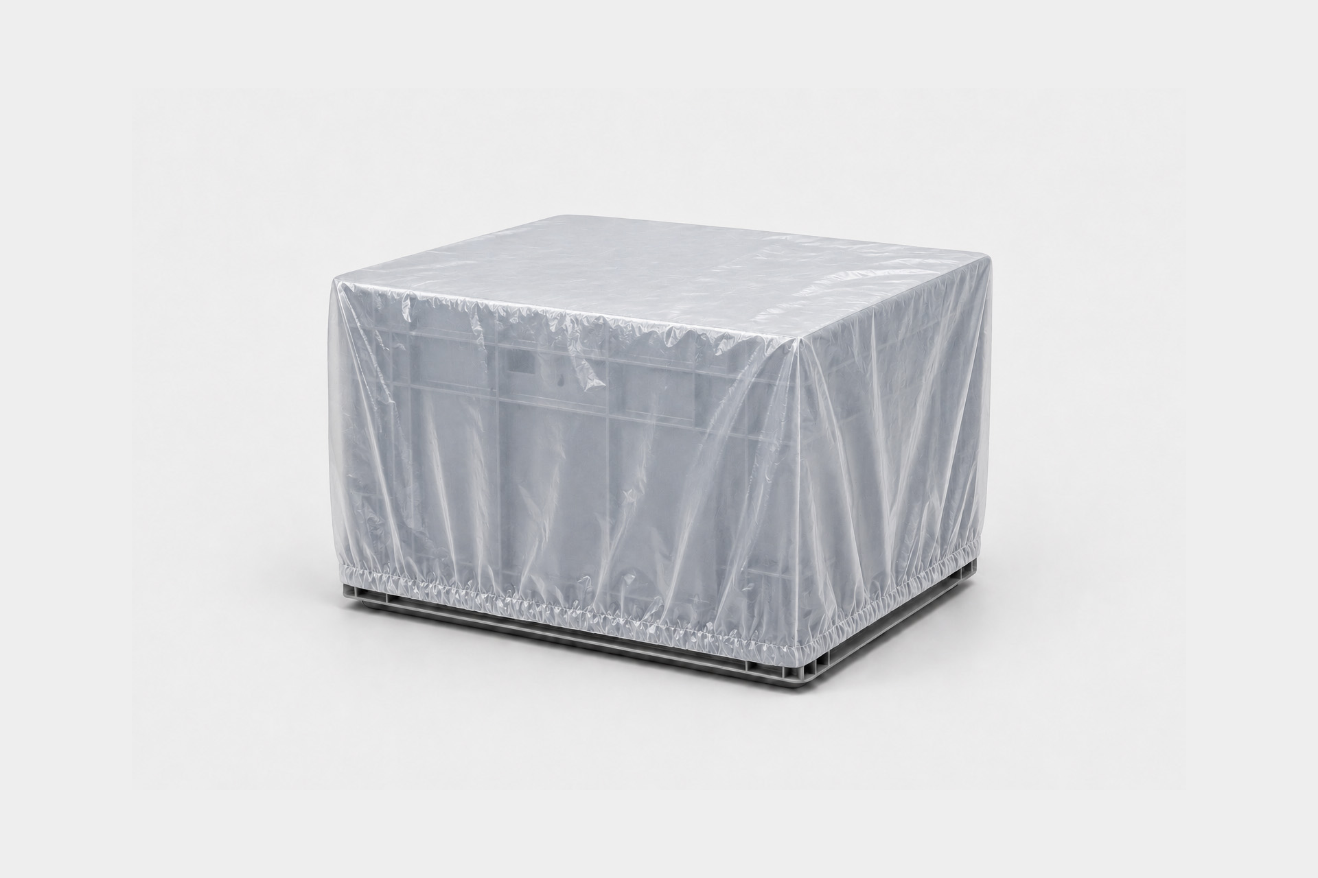 Abdeckhauben mit Gummizug aus LDPE für KLT Behälter (KLT 3215 / RL-KLT 3147) - 300 × 200 × 147 mm