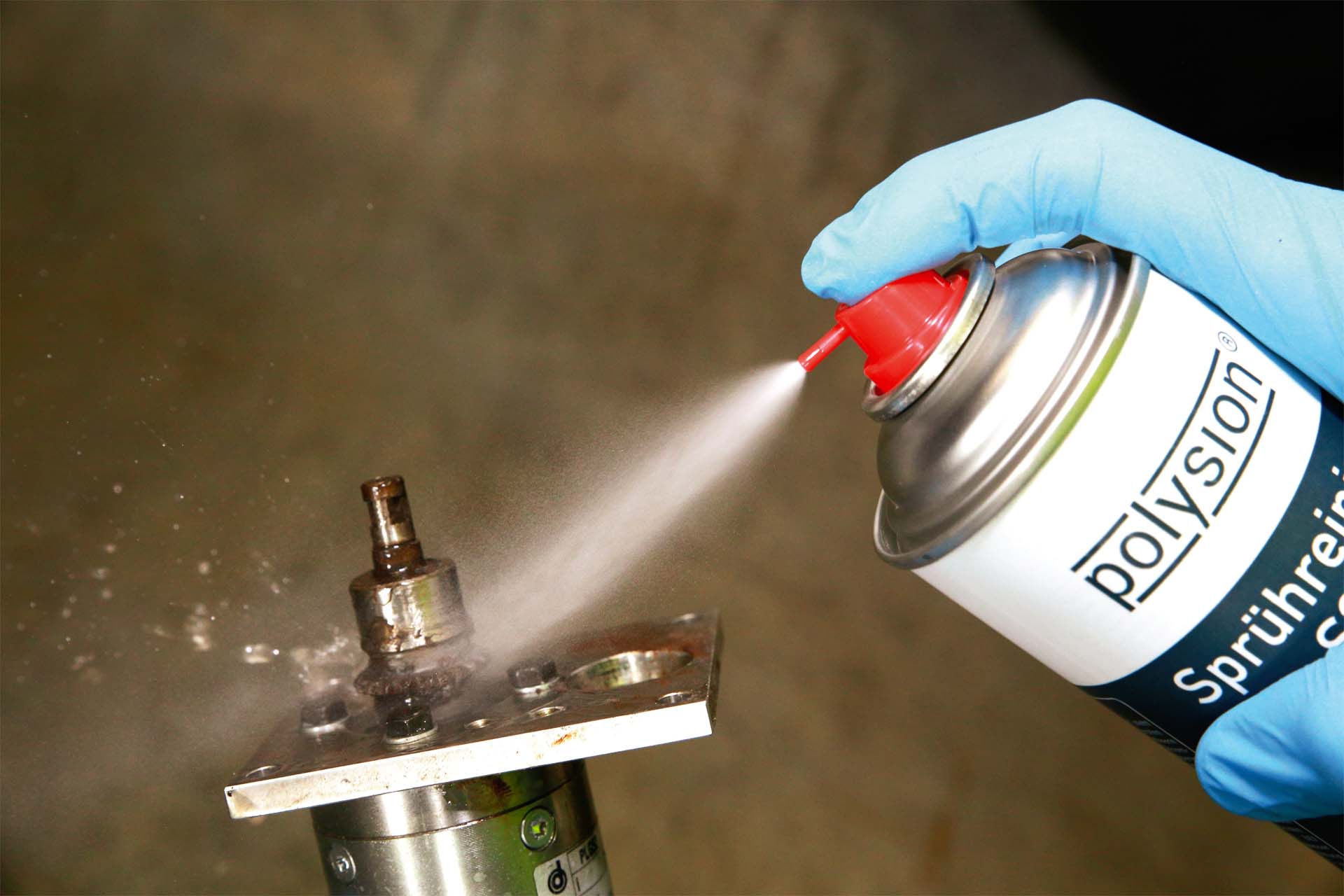 Anwendung Sprühreiniger