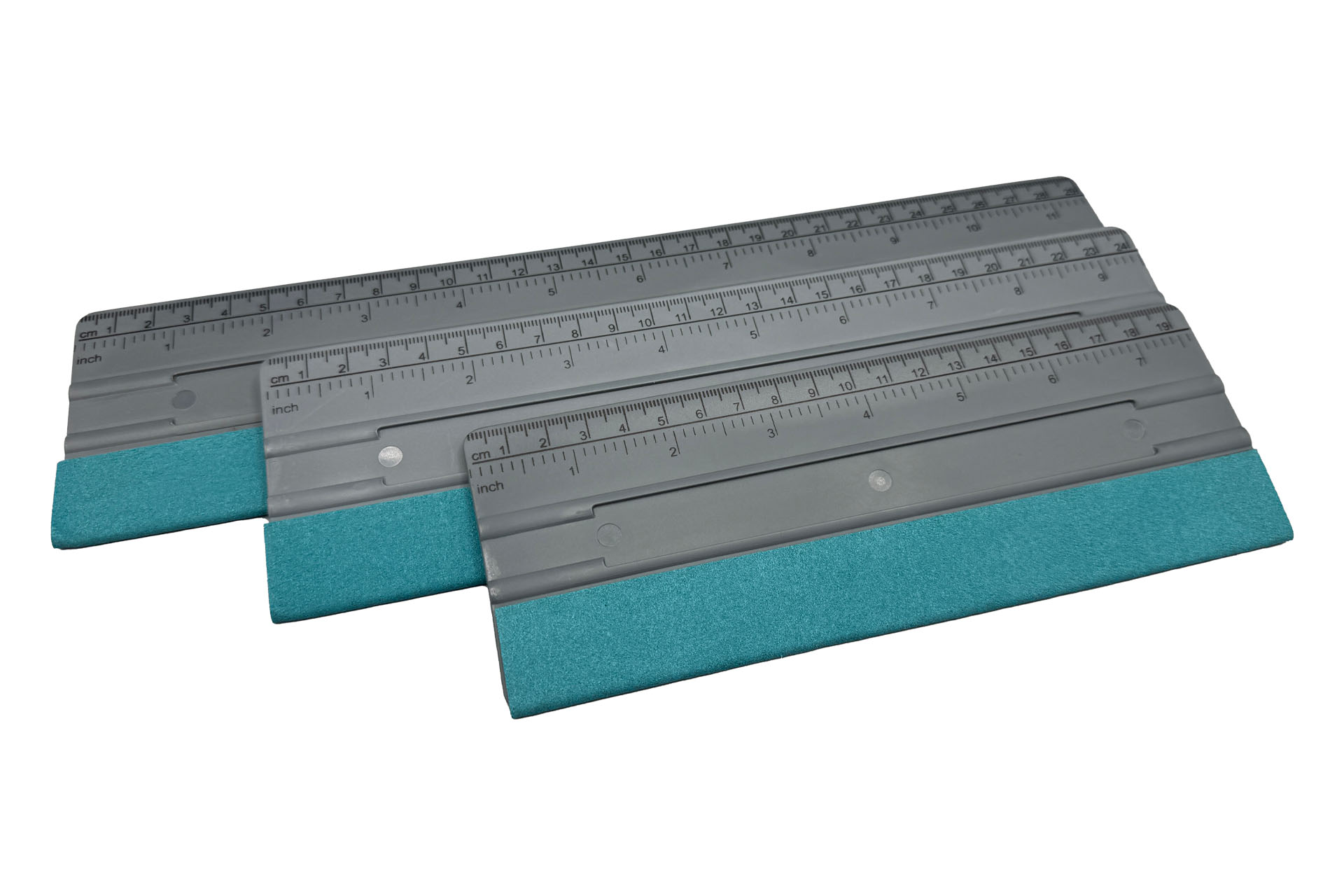 Kunststoffrakel mit Maßangabe Kunststoffrakel mit Maßangabe