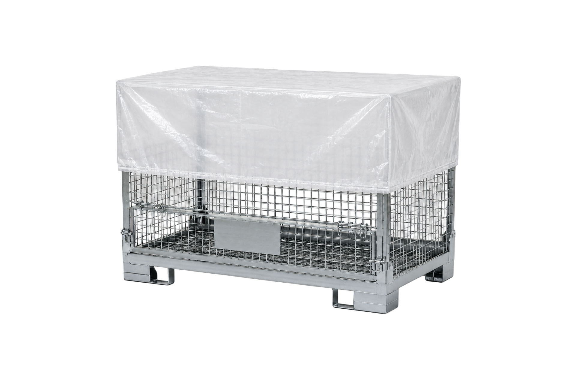 Abdeckhauben mit Gummizug aus LDPE für Gitterboxen - 1300 x 850 x 500 mm Abdeckhauben mit Gummizug aus LDPE für Gitterboxen - 1300 x 850 x 500 mm
