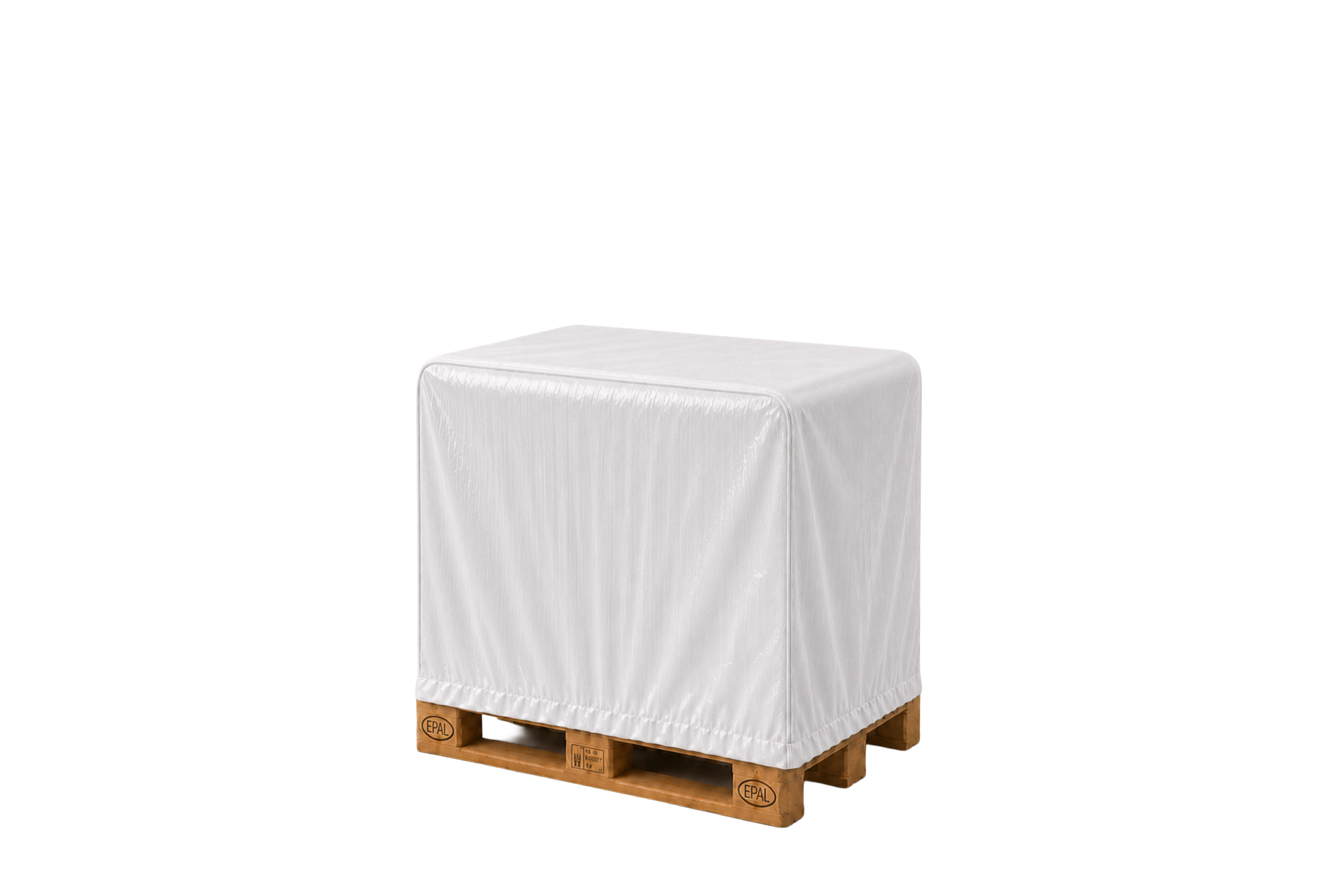 Abdeckhauben mit Gummizug aus LDPE für Europaletten - 1250 x 850 x 1100 mm Abdeckhauben mit Gummizug aus LDPE für Europaletten - 1250 x 850 x 1100 mm