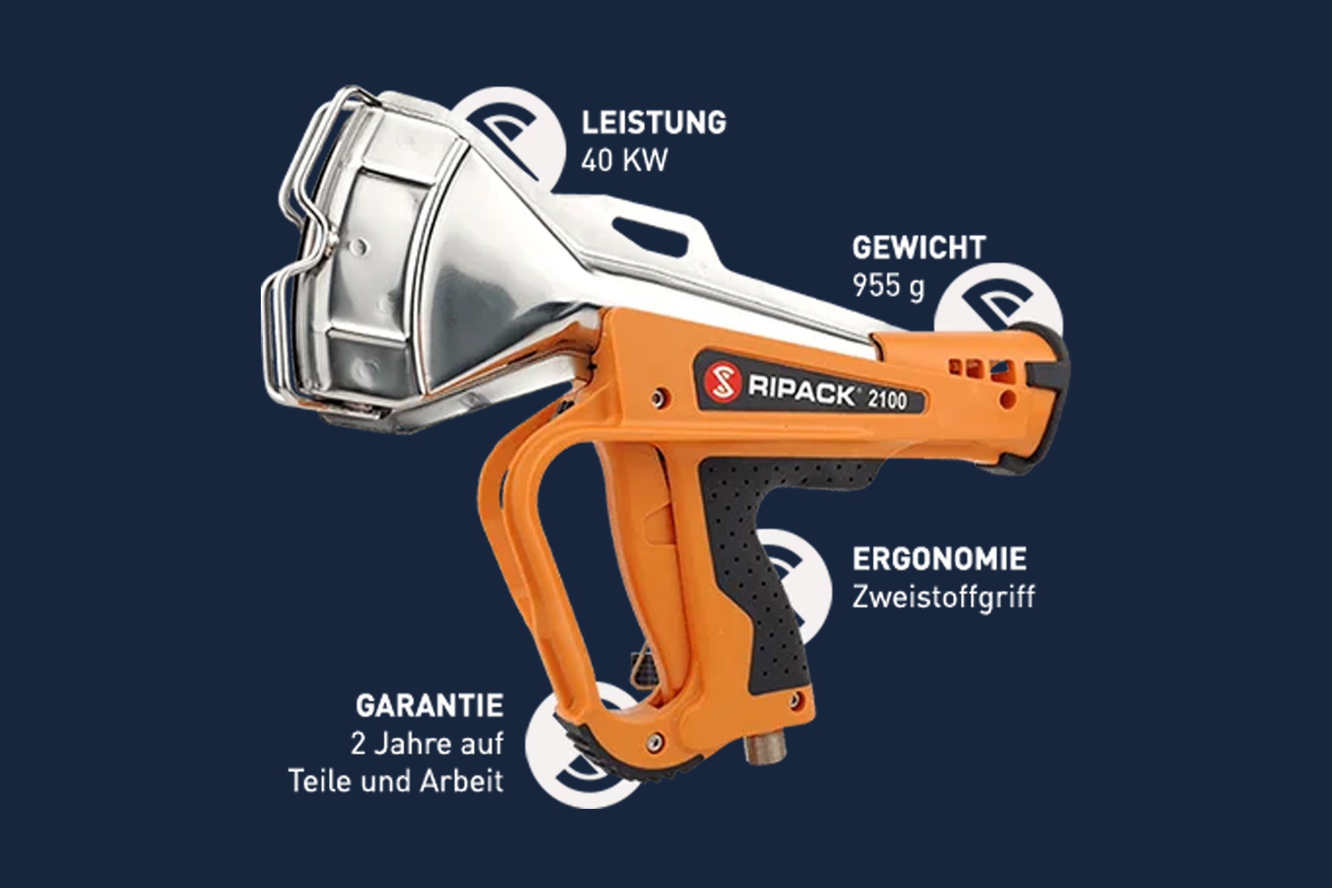 Ripack 2100 - Schrumpfpistolen Ripack 2100 - Schrumpfpistolen