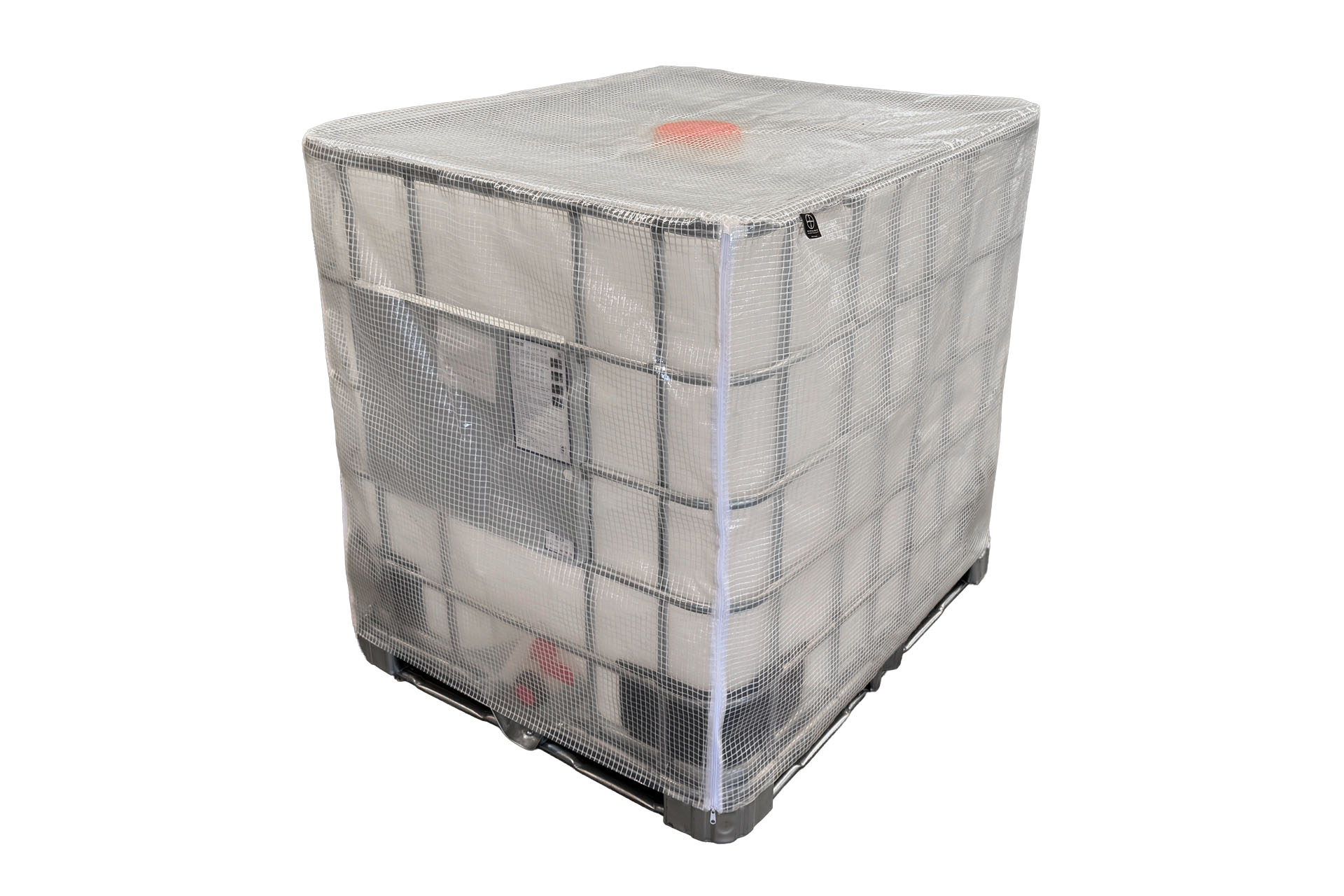 Abdeckhaube IBC Container / Schutzhaube für IBC-Container 1000 Liter aus Gitternetzfolie - 1200 x 1000 x 1040 mm Abdeckhaube IBC Container / Schutzhaube für IBC-Container 1000 Liter aus Gitternetzfolie - 1200 x 1000 x 1040 mm