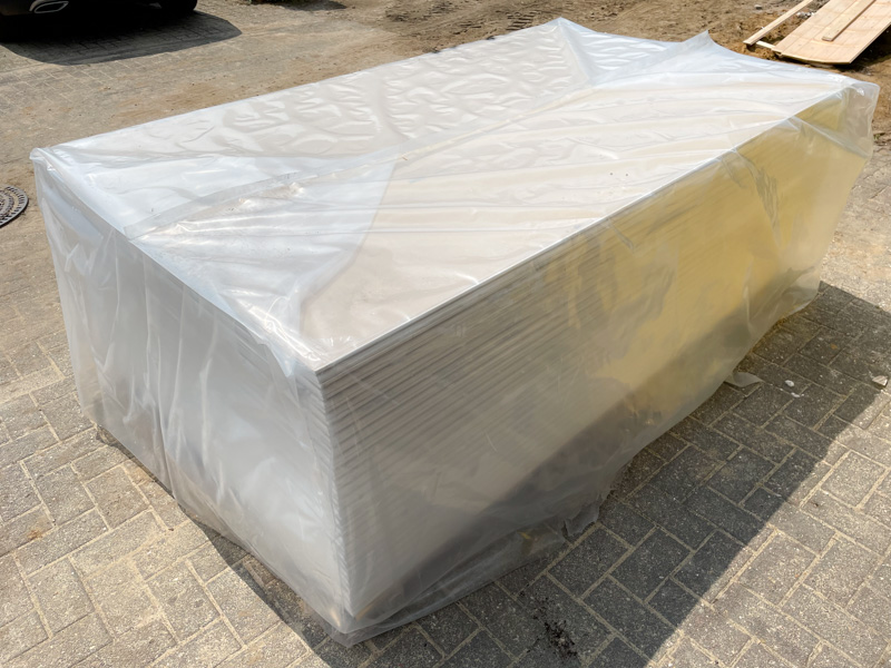 Abdeckhauben Gipskarton Palette