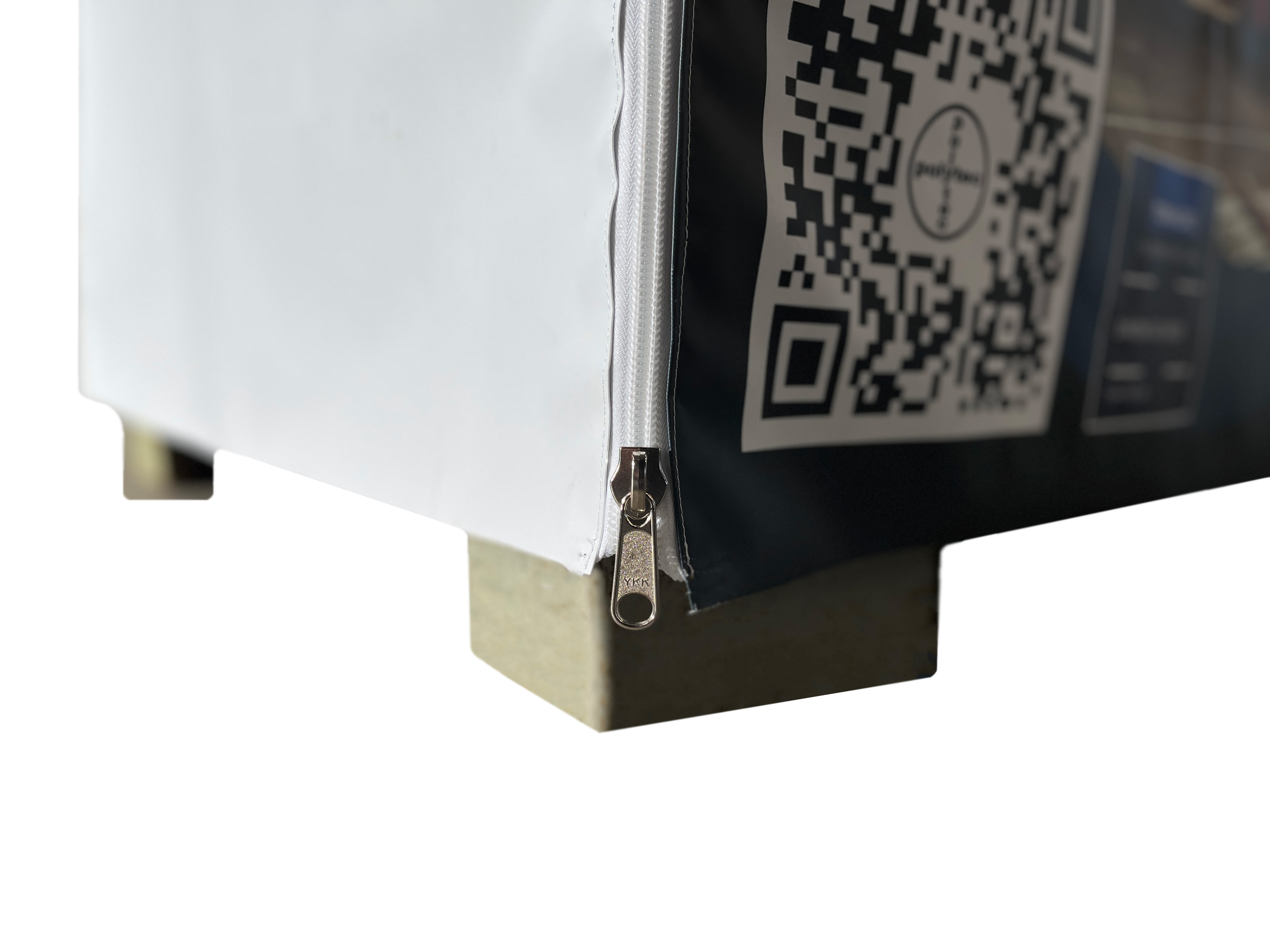 PVC Folie weiß Detail