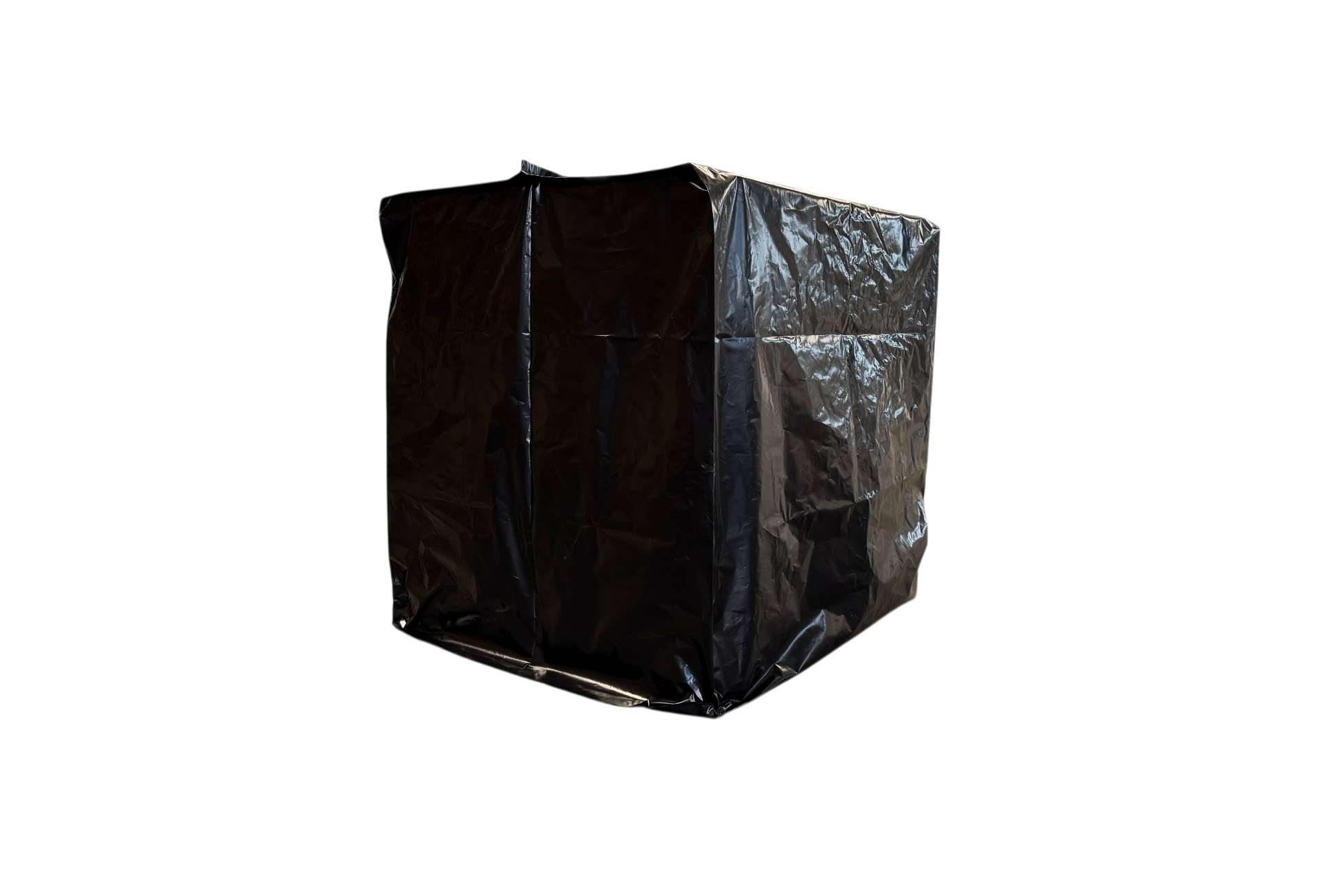Abdeckhauben / Schutzhüllen für IBC Container schwarz 120 x 100 x 100 cm x 0,100 mm Abdeckhauben / Schutzhüllen für IBC Container schwarz 120 x 100 x 100 cm x 0,100 mm