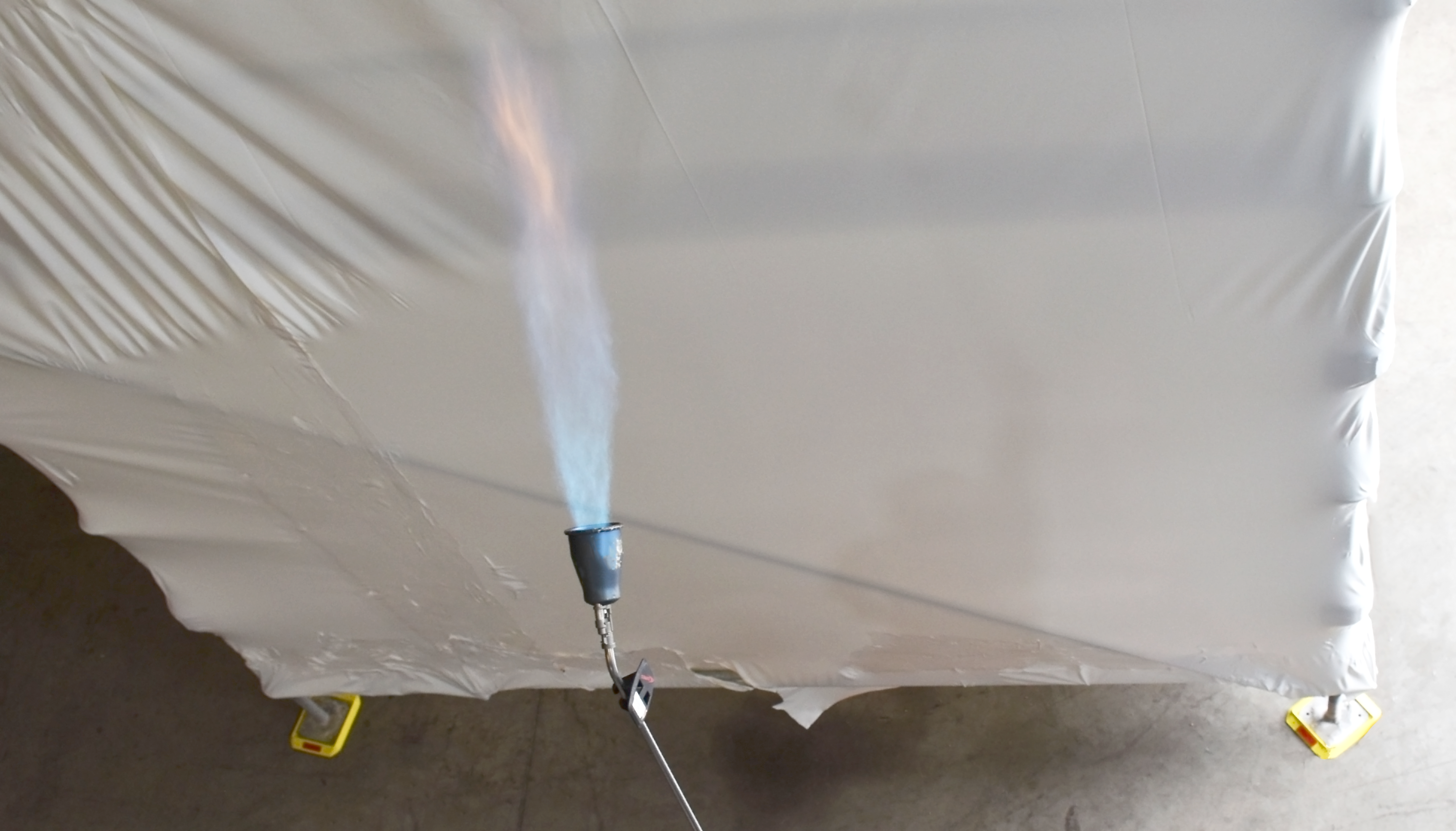 Anwendung Schrumpffolie