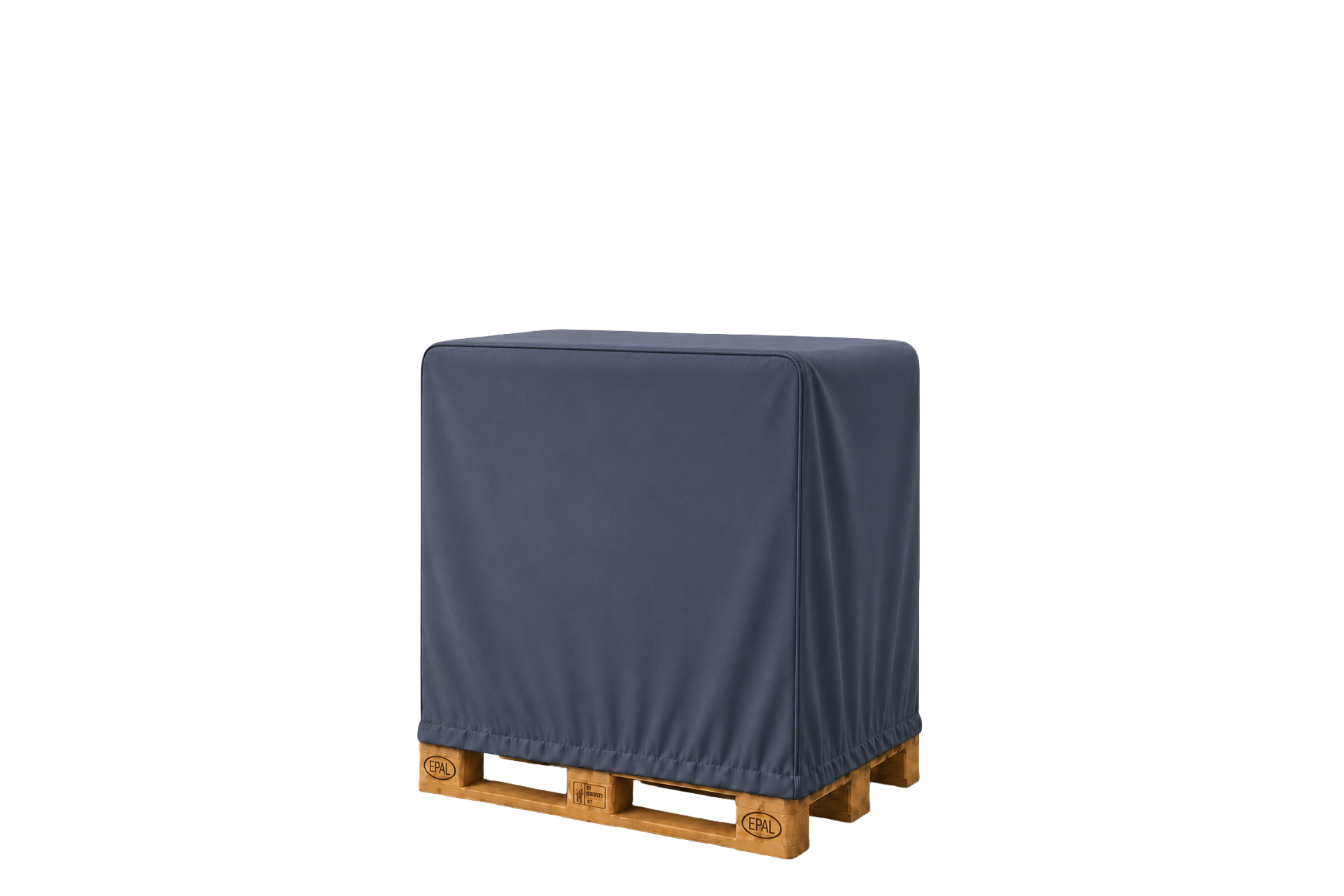 Abdeckhauben mit Gummizug aus PU-Gewebe für Europaletten - 1250 x 850 x 1100 mm