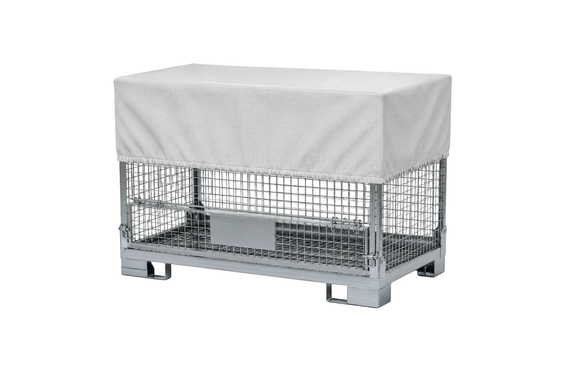 Abdeckhauben mit Gummizug aus Gewebefolie für Gitterboxen - 1300 x 850 x 500 mm Abdeckhauben mit Gummizug aus Gewebefolie für Gitterboxen - 1300 x 850 x 500 mm