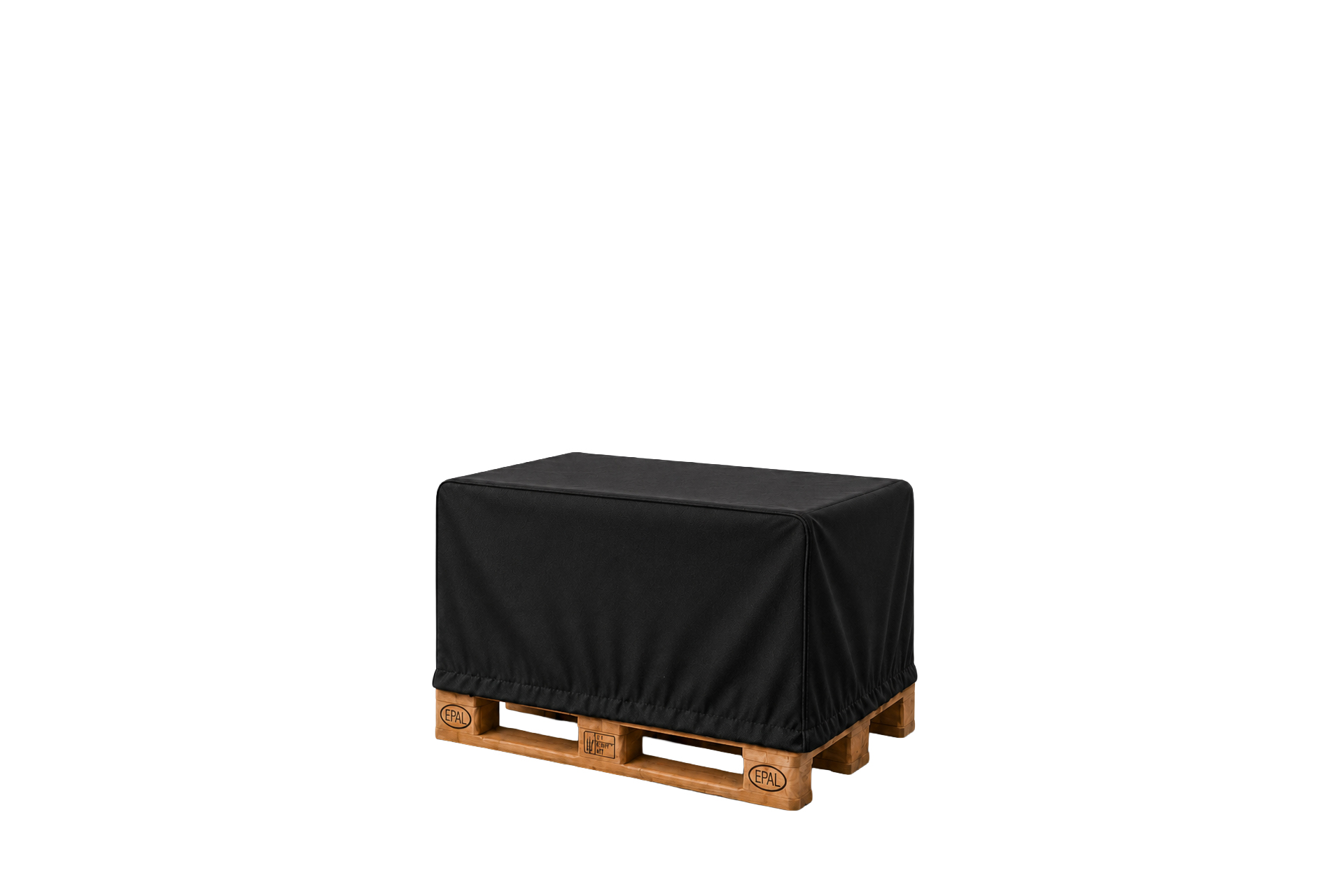 Abdeckhauben mit Gummizug aus PP-Vlies folienkaschiert PPF für Europaletten - 1250 x 850 x 450 mm