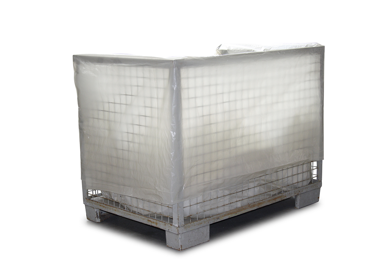 Foliensäcke für Gitterboxen 1250 + 850 x 1800 x 0,050 mm Regenerat