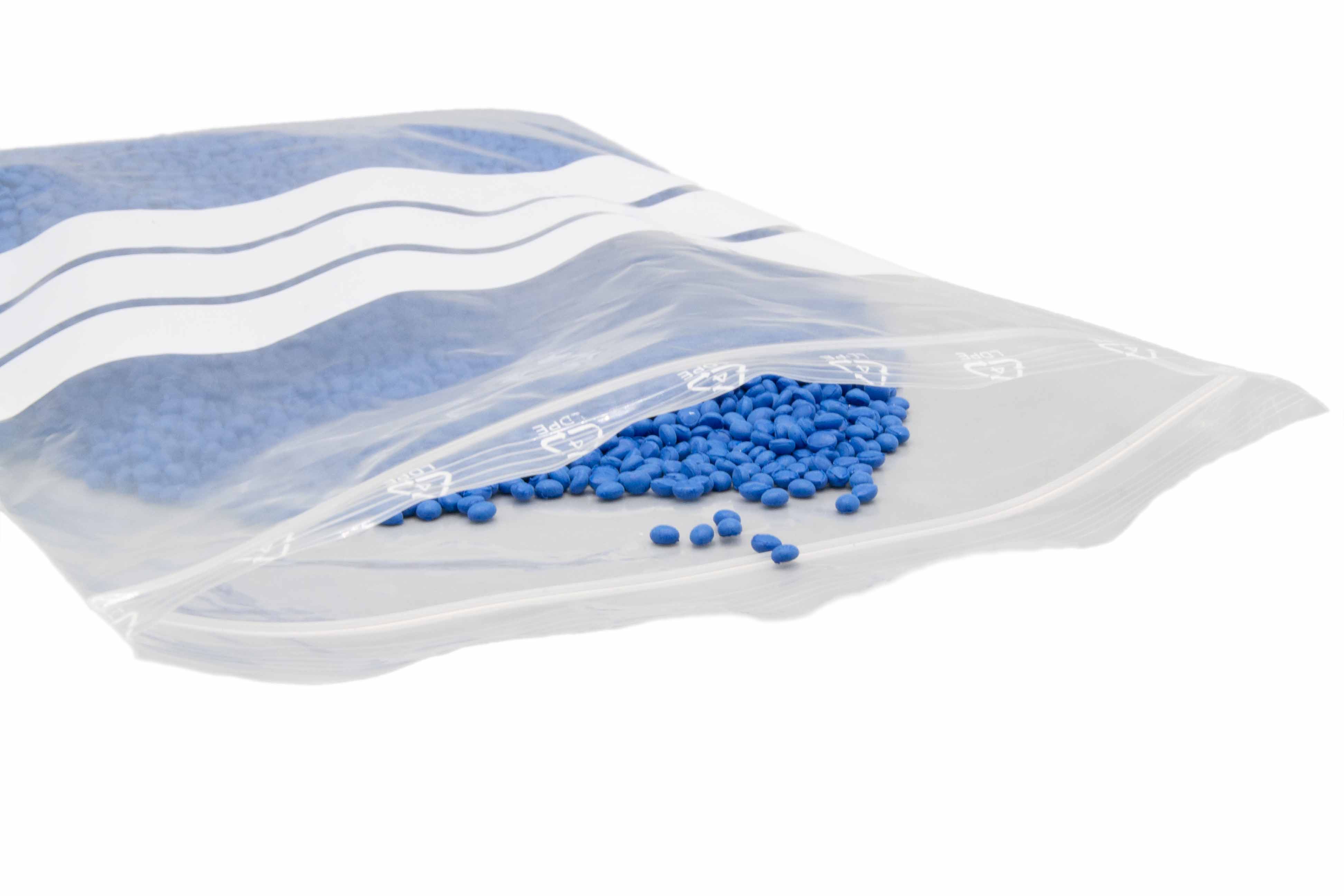 Druckverschlussbeutel Stempelfeld