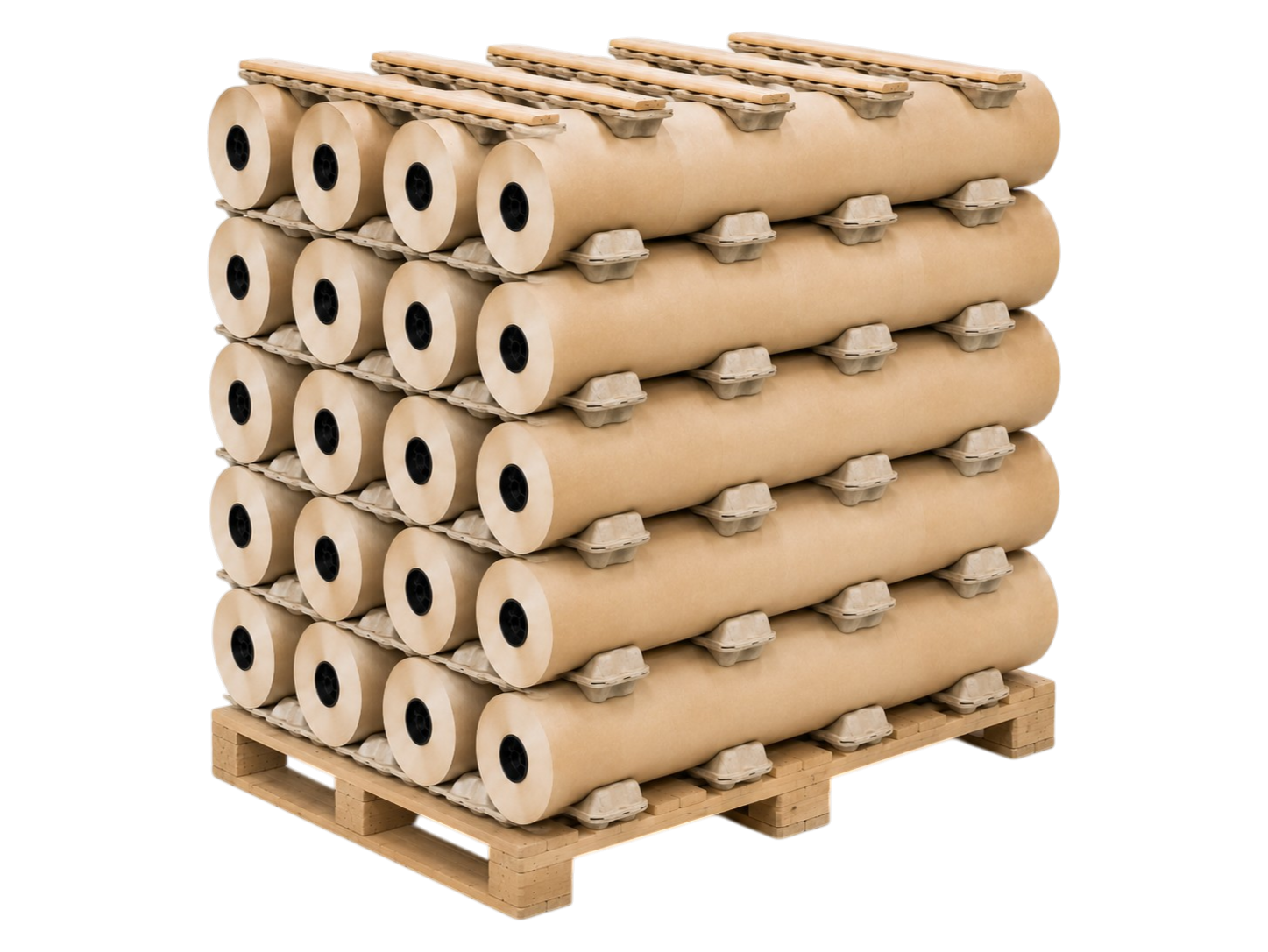 Palettenzwischenlage für Rollen / Rollenstapel für 4 Rollen - 1000 x 300 mm - Ø Rollen: 200 - 250 mm Palettenzwischenlage für Rollen / Rollenstapel für 4 Rollen - 1000 x 300 mm - Ø Rollen: 200 - 250 mm