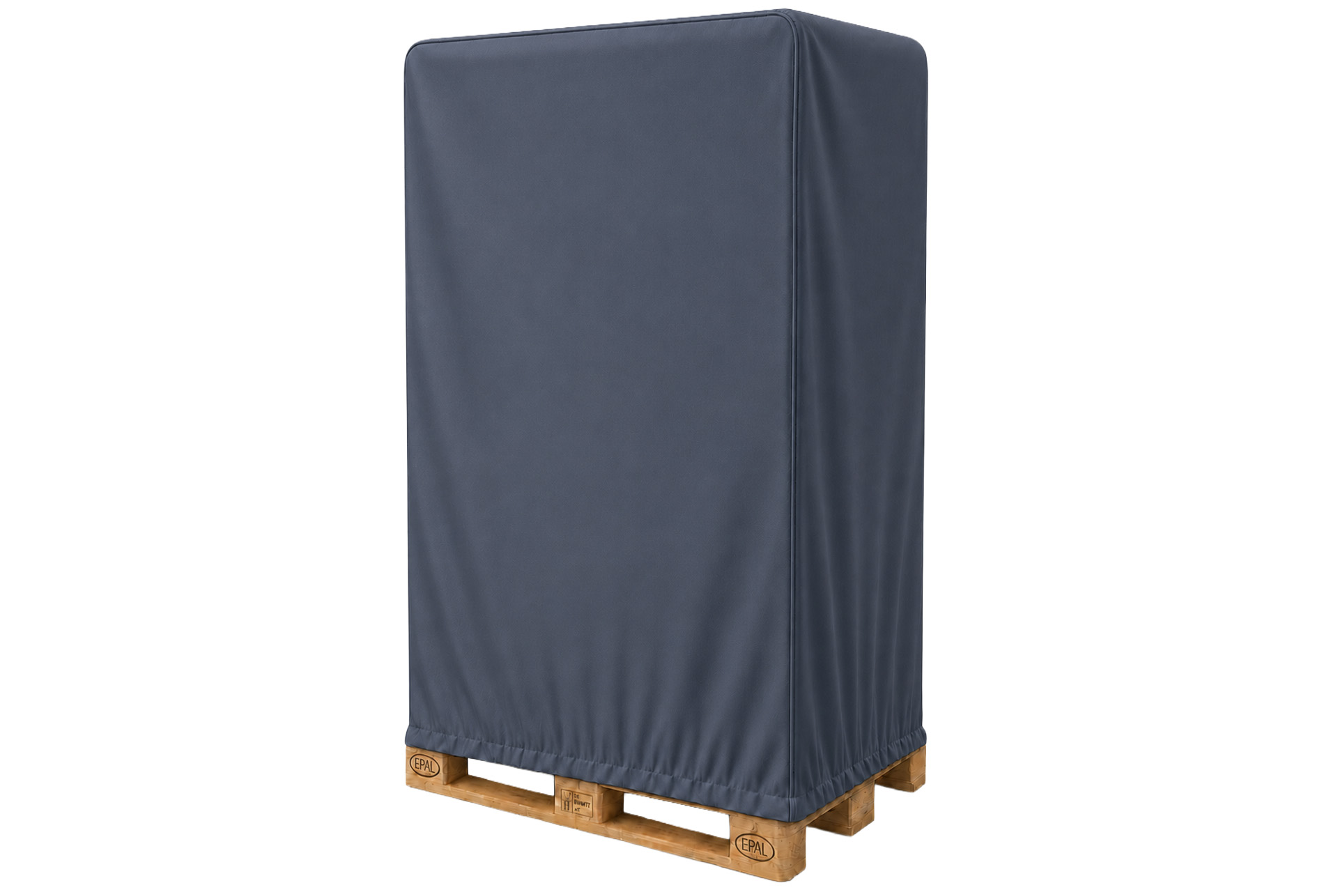 Abdeckhauben mit Gummizug aus PU-Gewebe für Europaletten - 1250 x 850 x 2000 mm