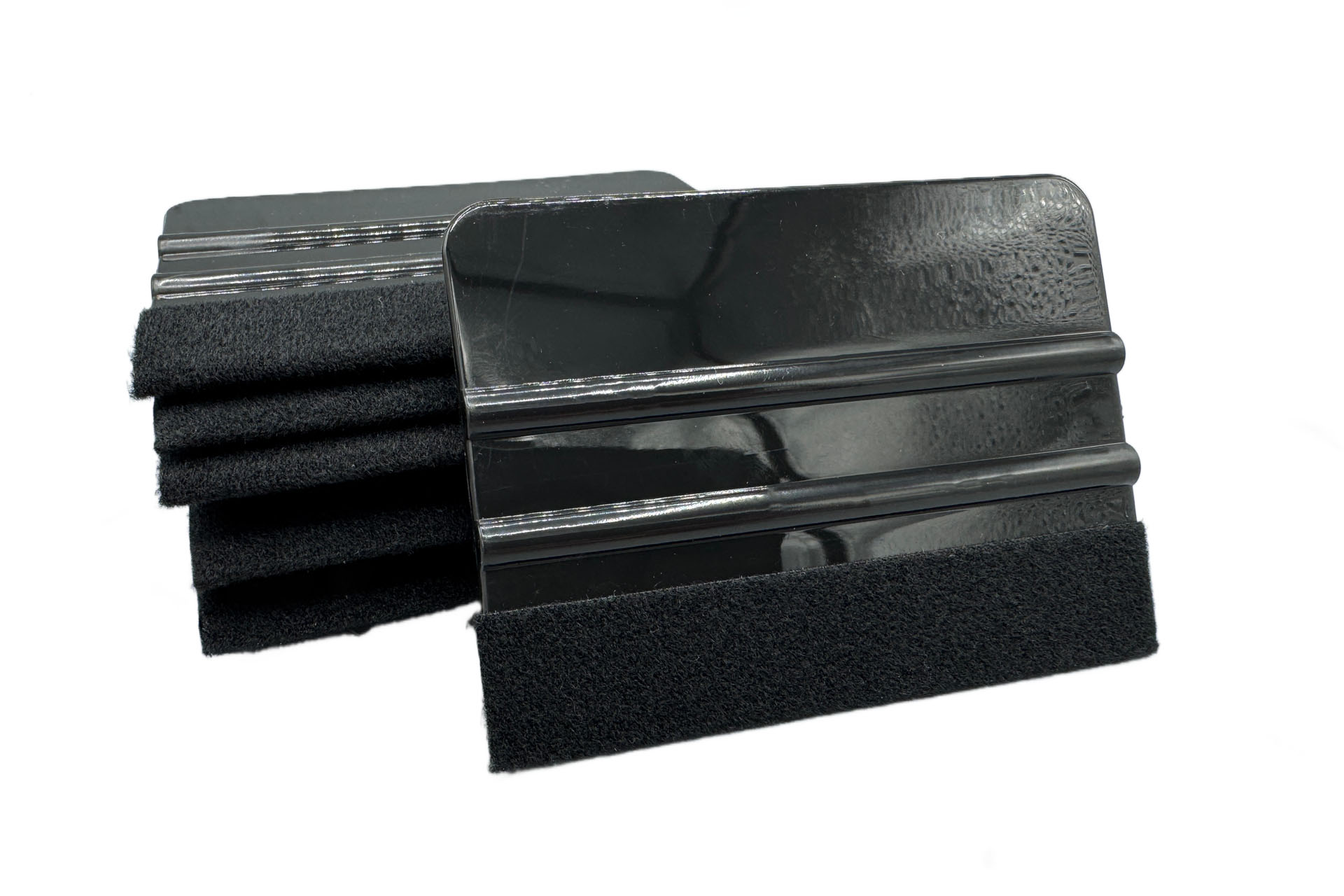 Kunststoffrakel mit Filzkante Kunststoffrakel mit Filzkante