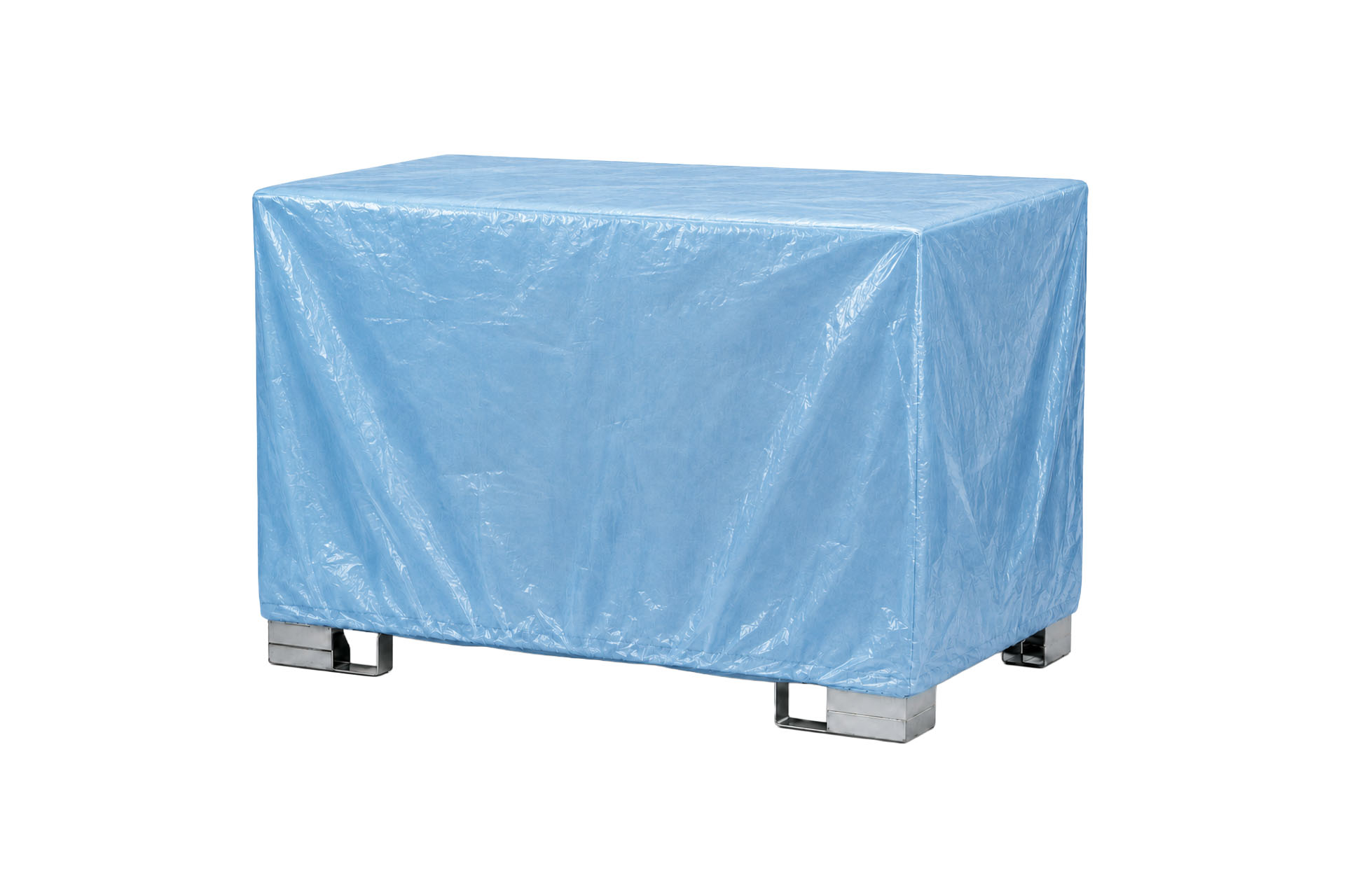 Abdeckhauben mit Gummizug aus VCI-CORRO PROTECT® für Gitterboxen - 1300 x 850 x 900 mm